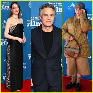 Emma Stone, Mark Ruffalo, & Billie Eilish Spent Super Bowl Sunday at a Film Festival!