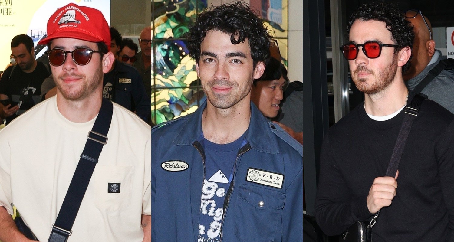 Jonas Brothers Arrive in Sydney Ahead of Australian Tour Dates Joe Jonas, Jonas Brothers
