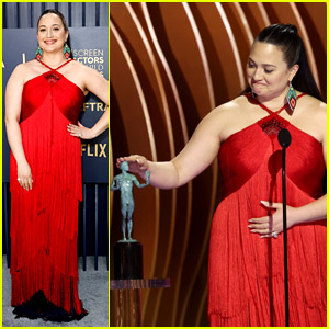 Lily Gladstone Wins Best Actress at SAG Awards 2024, Gives Touching Speech About Visbility