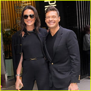 Ryan Seacrest & Girlfriend Aubrey Paige Make Rare Public Appearance Together at NYFW Show