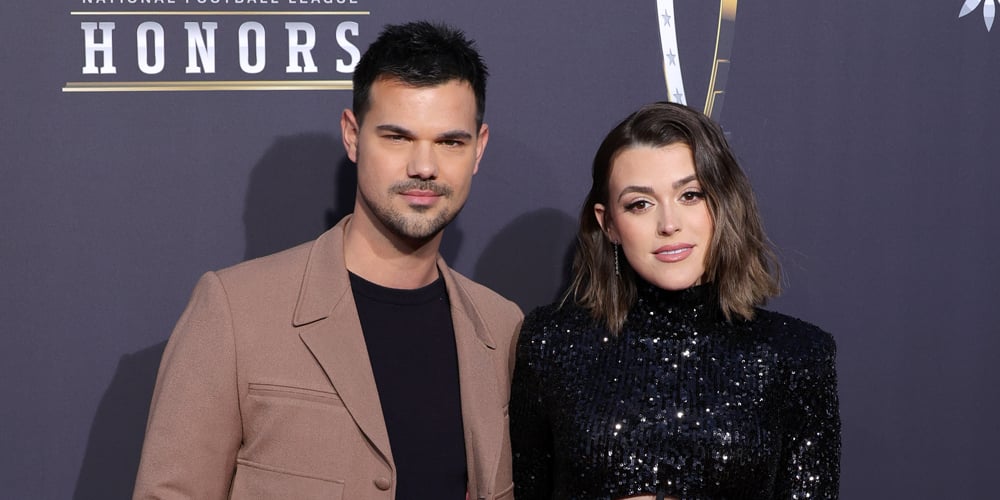 Taylor Lautner Hilariously Tries On Wife Tay’s Dress After Attending NFL Honors