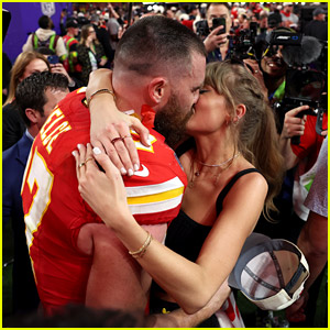Taylor Swift & Travis Kelce Kiss After Super Bowl Win - Every Photo & Video!