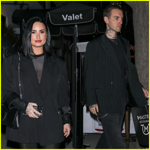 Demi Lovato & Fiancé Jutes Step Out for Dinner in Los Angeles