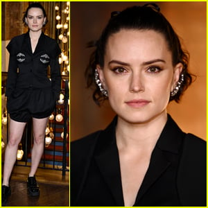 Daisy Ridley Looks Chic in Shorts While Attending 'Sometimes I Think About Dying' Screening