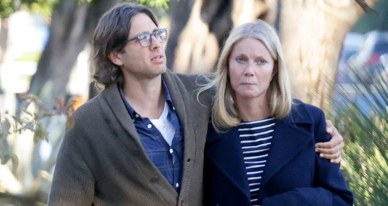 Paltrow & Husband Brad Falchuk Keep Close on Date Night in L.A