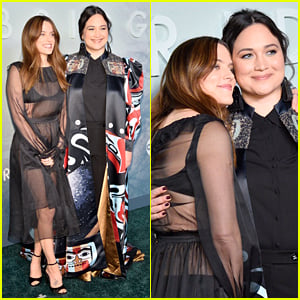 Lily Gladstone & Riley Keough Keep Close at LA Premiere of Their New Series 'Under the Bridge'