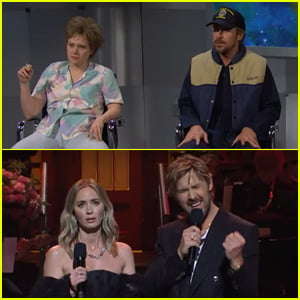 Ryan Gosling Reunites With Kate McKinnon on 'SNL,' Sings Taylor Swift With Emily Blunt During Opening Monologue