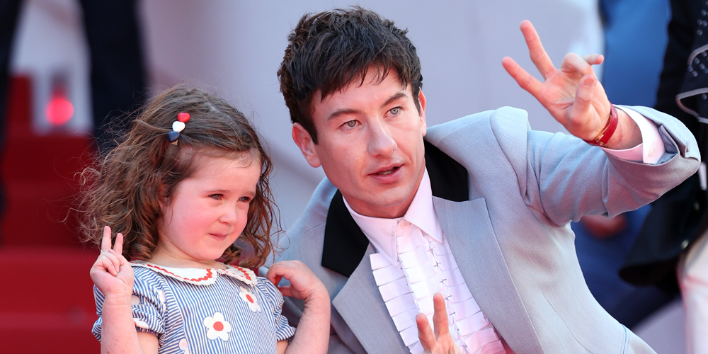 Barry Keoghan Poses With ‘Bird’ Costar Jackie Mellor at Cannes Film Festival 2024
