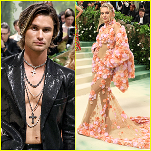 Chase Stokes Goes Shirtless for Met Gala Debut with Girlfriend Kelsea