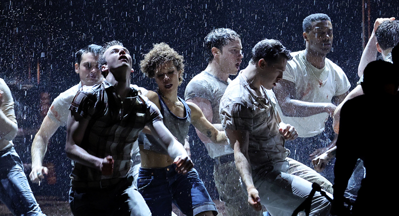 ‘The Outsiders’ Get Drenched & Dirty During Incredible Tony Awards Performance, Then Bare Abs Backstage – Watch Now!