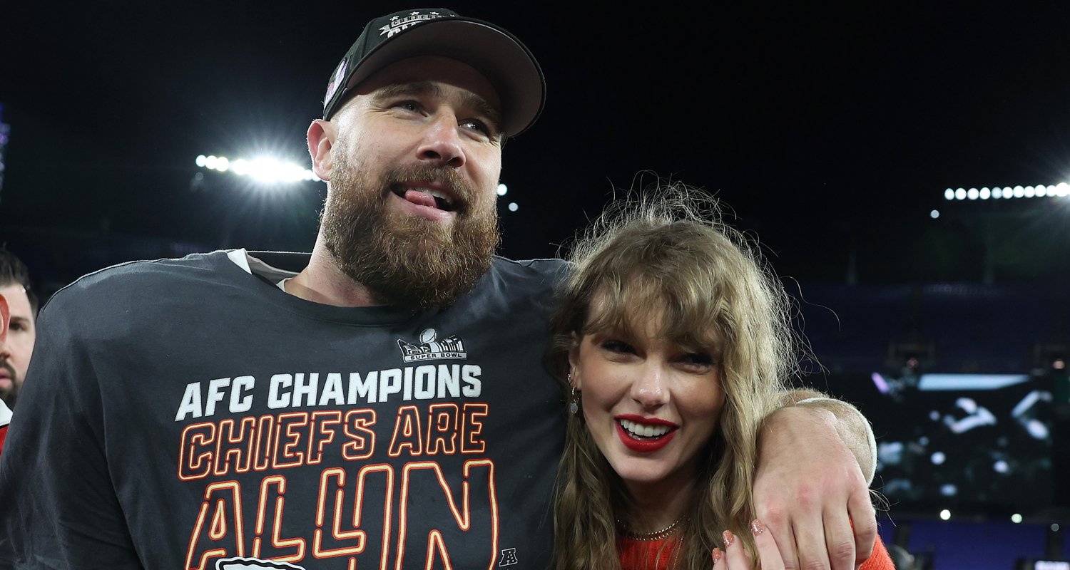 Taylor Swift Watches Travis Kelce & Kansas City Chiefs’ Ring Ceremony