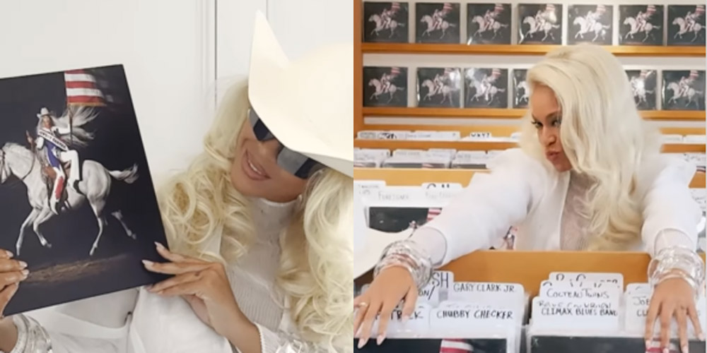 Beyoncé Visits New York Record Shop, Signs ‘Cowboy Carter’ Vinyls in Futuristic Cowgirl Look!