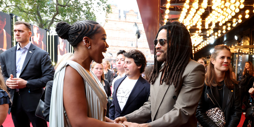 Naomi Ackie Shares Hilarious Reaction to Lenny Kravitz Visiting the ‘Blink Twice’ Set