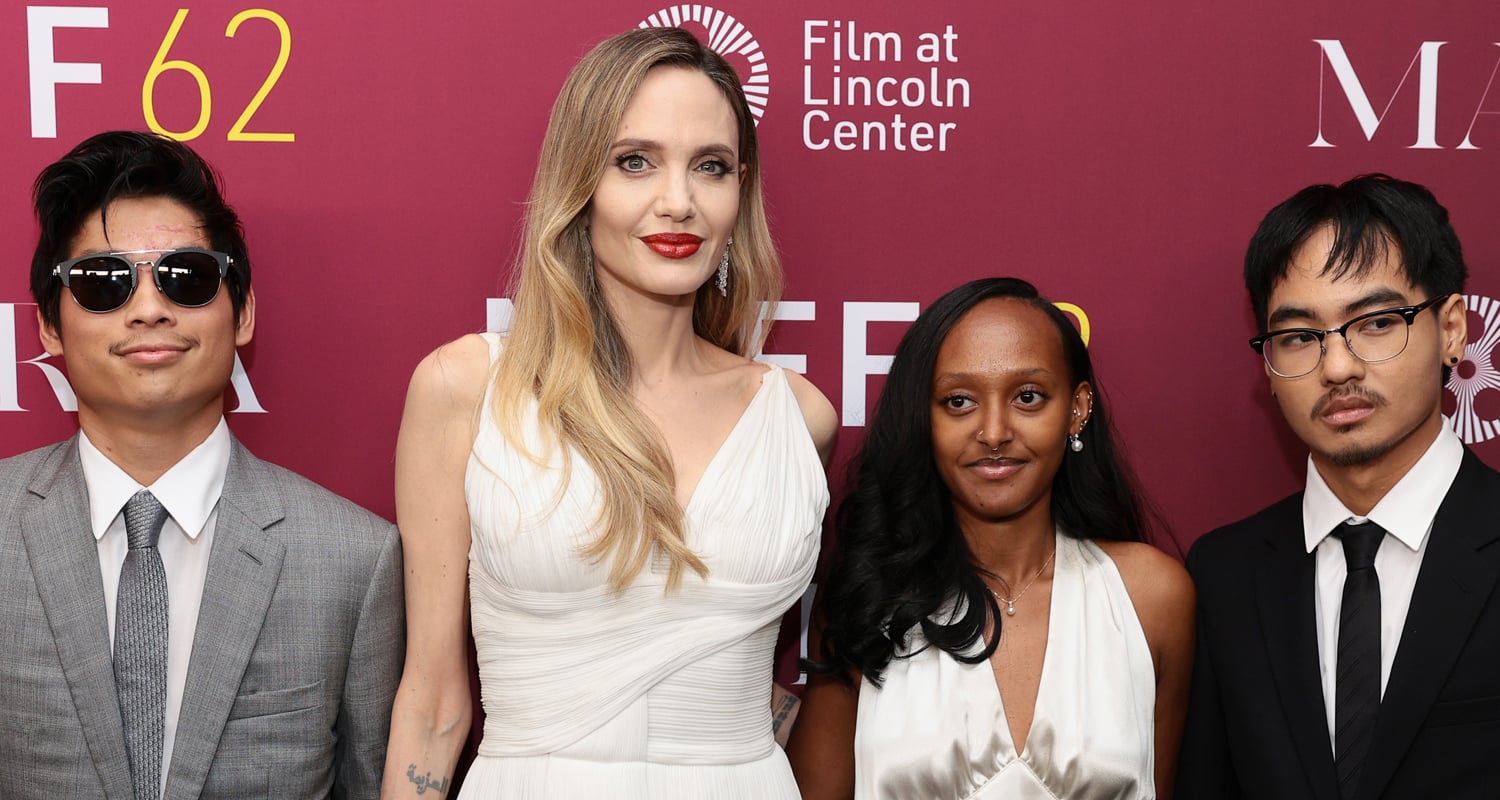 Angelina Jolie Gets Support From Kids Pax, Zahara & Maddox at ‘Maria’ Screening, Says ‘It’s Meant Everything’