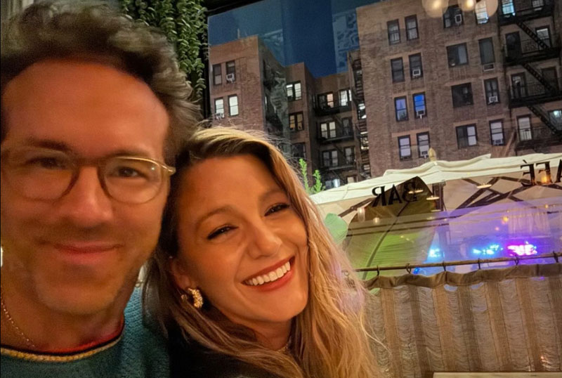 Ryan Reynolds Shares Rare Selfie from Date Night with Blake Lively