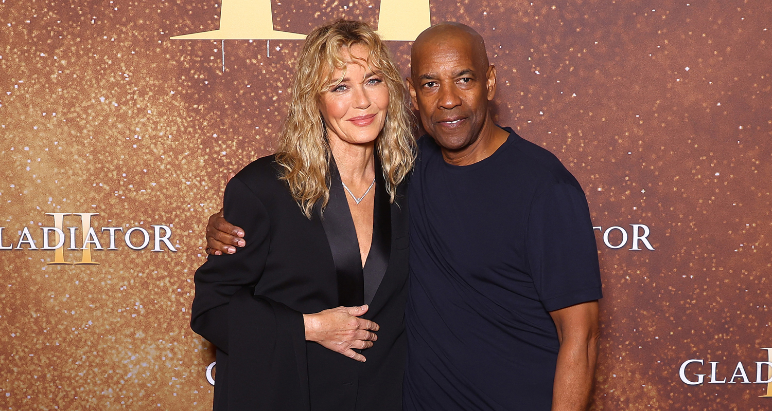 Connie Nielsen & Denzel Washington Step Out to Promote ‘Gladiator II’ in Europe!