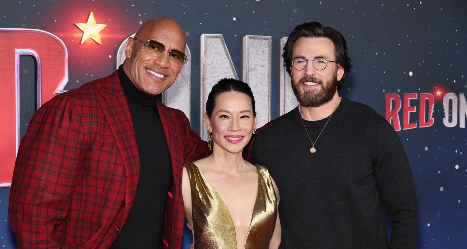 Lucy Liu Goes Glam in Gold for NYC Premiere of ‘Red One’ with CoStars