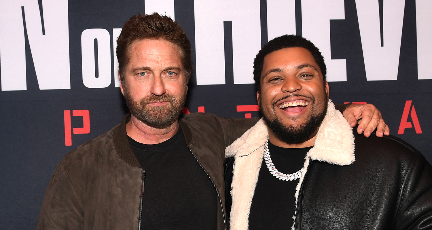 Gerard Butler & O’Shea Jackson Jr. Attend Special Screening of ‘Den of Thieves 2: Pantera’ in Atlanta