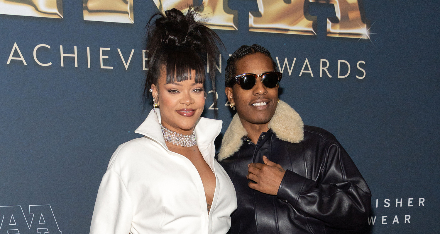 Rihanna is Vision in White at Footwear News Achievement Awards 2024 with Partner A$AP Rocky