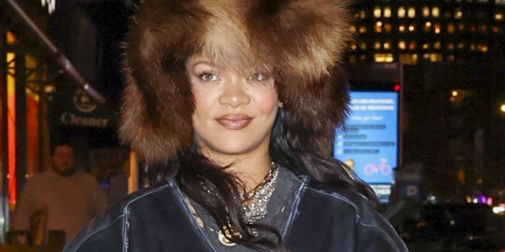 Rihanna Makes a Statement in Stylish Fur Hat During Target Trip
