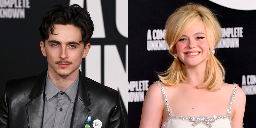 Timothee Chalamet Wears Bob Dylan Pins to ‘A Complete Unknown’ Premiere With Elle Fanning & More