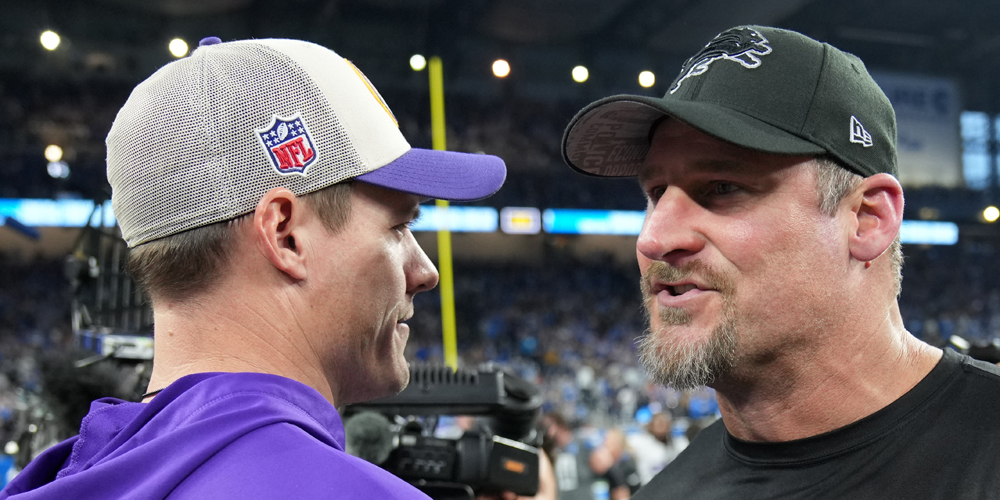 Lions Head Coach Dan Campbell Caught on Hot Mic, Fans Hear What He Said to Vikings’ Kevin O’Connell (Video)