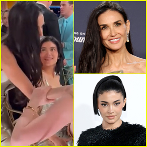 Demi Moore & Kylie Jenner Golden Globes Video Explained: 'There ...