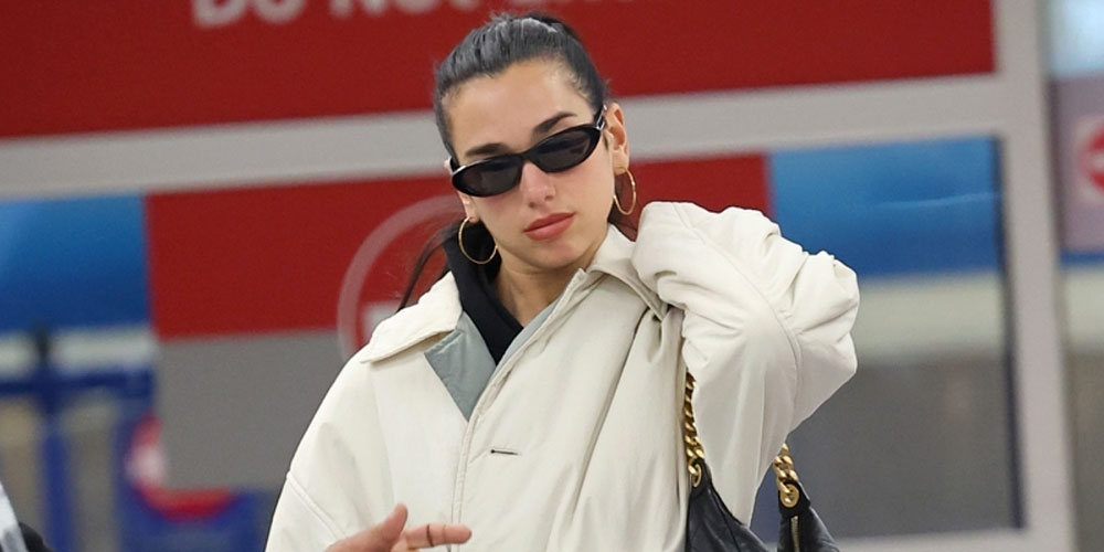Dua Lipa Arrives at New York City Airport Amid Engagement Rumors | Dua