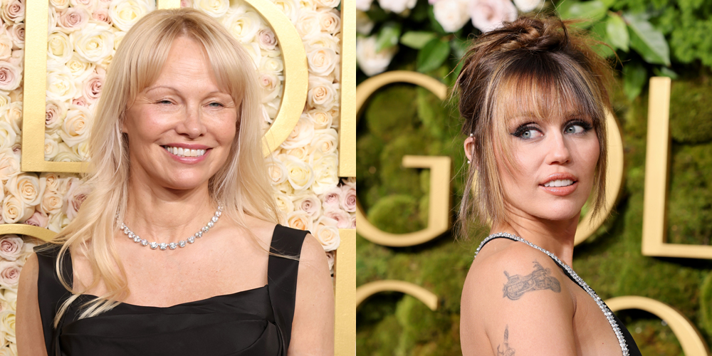 ‘The Last Showgirl’ Nominees Pamela Anderson & Miley Cyrus Arrive for