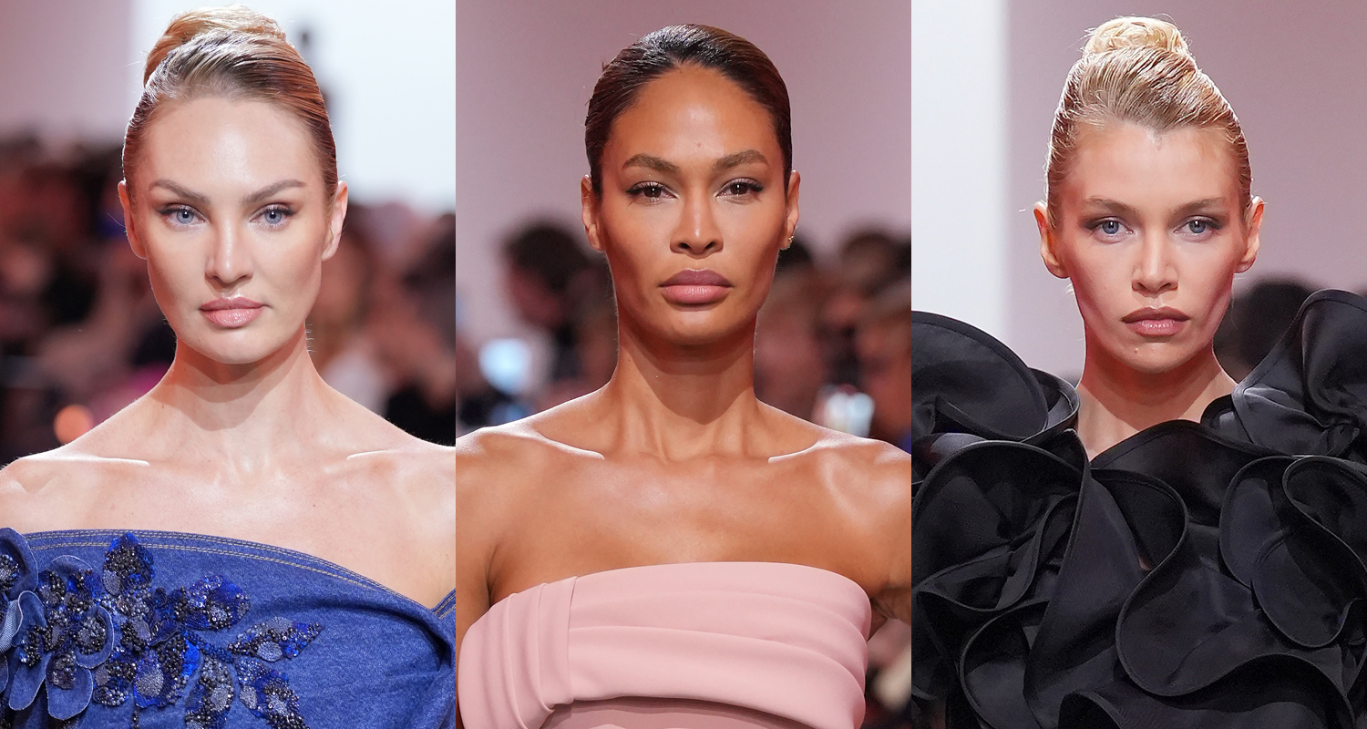 Candice Swanepoel, Joan Smalls, & Stella Maxwell Wear Gorgeous Gowns Walking in Elie Saab Fashion Show