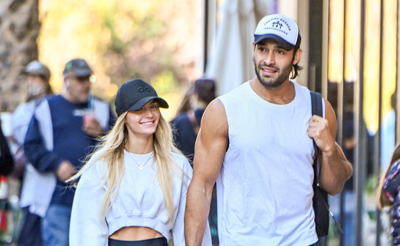 Sam Asghari & New Girlfriend Brooke Irvine Spotted Holding Hands En Route to a Workout