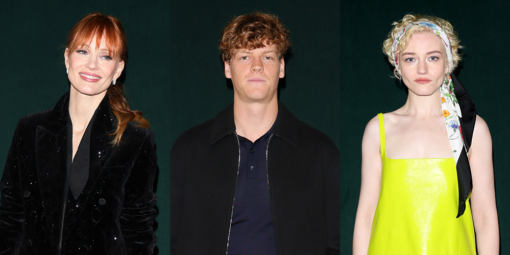 Tennis Star Jannik Sinner Joins Celebs Like Jessica Chastain & Julia Garner at Gucci’s Milan Show