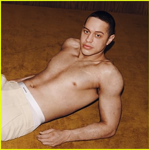 Pete Davidson Goes Tattoo-Free While Posing in His Underwear for New