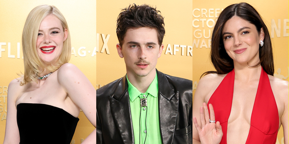 Timothee Chalamet Wears Bright Green SAG Awards 2025 Look While Celebrating with ‘A Complete Unknown’ Cast!