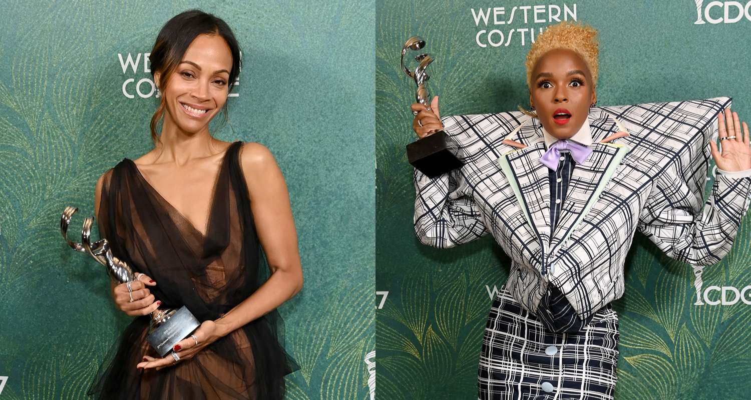 Zoe Saldana & Janelle Monae Honored at Costume Designers Guild Awards 2025