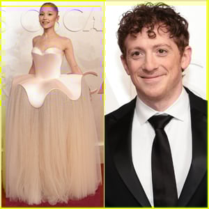 Ariana Grande & Boyfriend Ethan Slater Walk Oscars 2025 Red Carpet