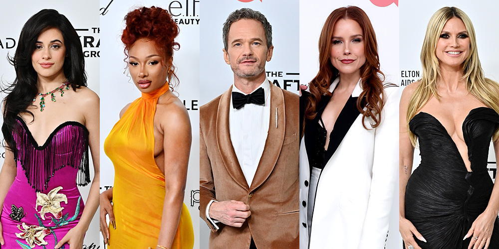 Elton John Draws Big Crowd for Oscars Party 2025 – See Over 100 Celebs Who Attended!