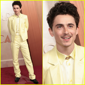 Timothee Chalamet Continues His Colorful Red Carpet Trend at Oscars