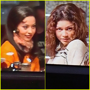 Zendaya & Alexa Demie Film Scenes for ‘Euphoria’ Season 3 at Bob’s Big