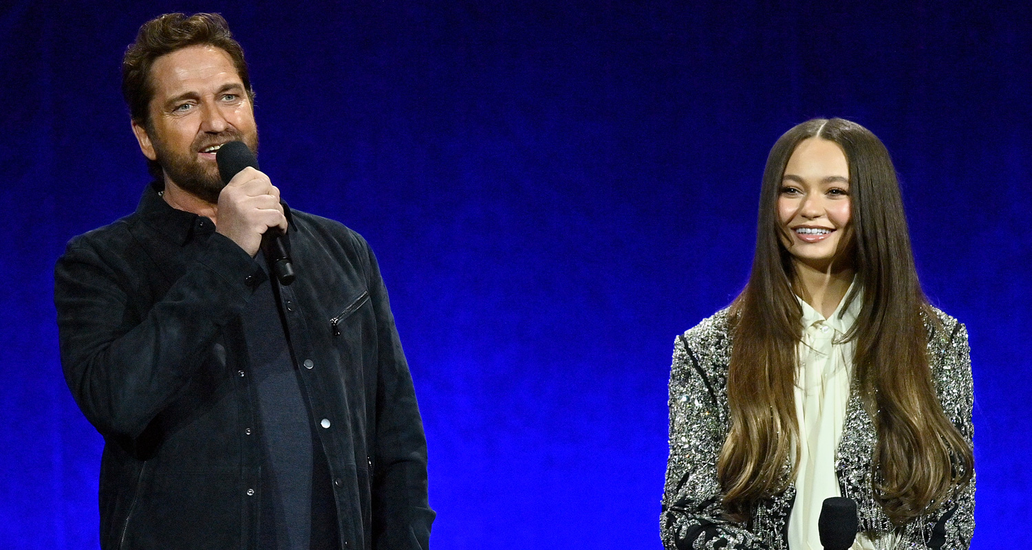 Gerard Butler Attends ‘How To Train Your Dragon’ Screening at CinemaCon With Co-Star Nico Parker