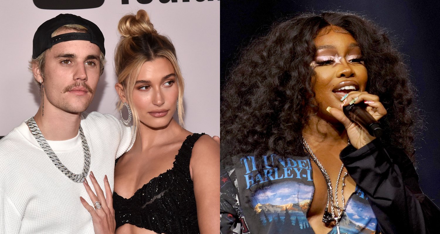 Hailey Bieber Cheers On Husband Justin Bieber as He Gives Surprise Performance at SZA Concert
