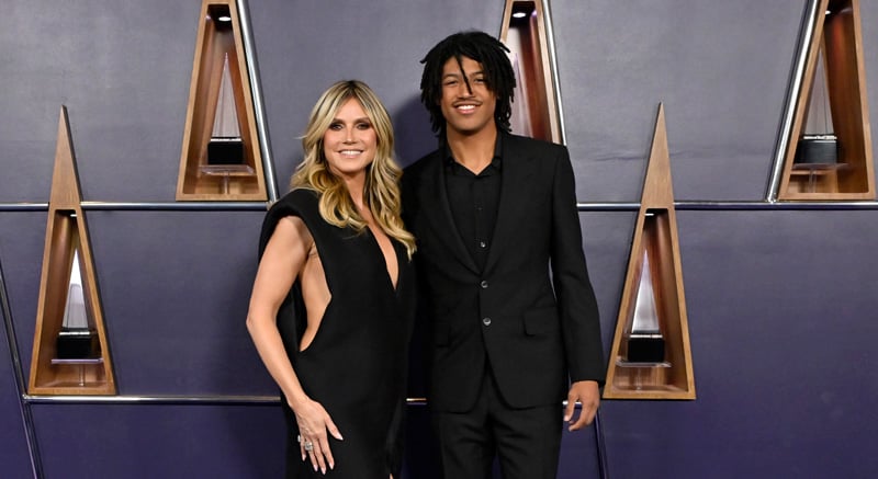 AMAs 2025: Heidi Klum Makes Rare Appearance with 19-Year-Old Son Henry ...
