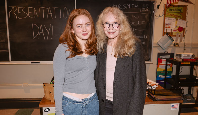 Mia Farrow Visits Fellow Tony Nominee Sadie Sink at Broadway’s ‘John Proctor Is The Villain’