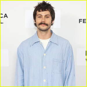 Dylan O’Brien Sports Mustache at Tribeca 2025 Premiere of New Movie ‘Twinless’