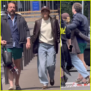 Emma Watson Steps Out in Paris with Friend Arnold d'Alger