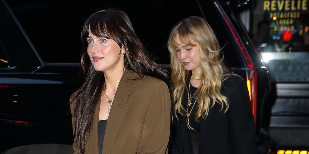 Jennifer Lawrence & Dakota Johnson Get Dinner Together in NYC!