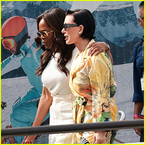 Oprah Winfrey & Kris Jenner Look Buddy-Buddy While Leaving Venice Together After Bezos Wedding Weekend