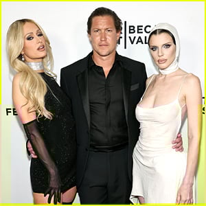 Paris Hilton Joins ‘The Trainer’ Co-Stars Vito Schnabel & Julia Fox at Tribeca Premiere After Performing at World Pride