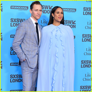 Tom Hiddleston Gets Support from Pregnant Fiancée Zawe Ashton at Premiere of ‘The Life of Chuck’ in London!