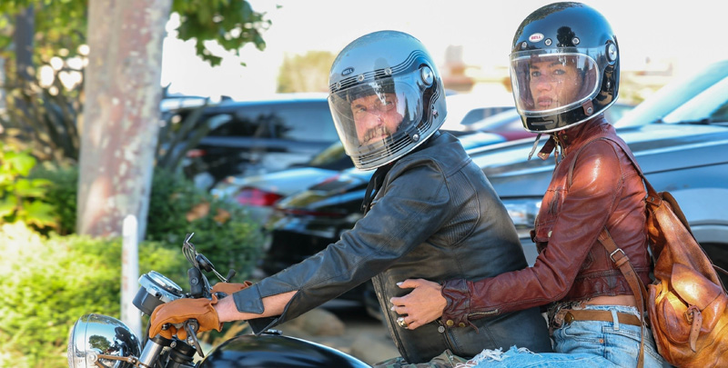 Gerard Butler & Longtime Girlfriend Morgan Brown Spotted on Weekend Motorcycle Ride in Malibu